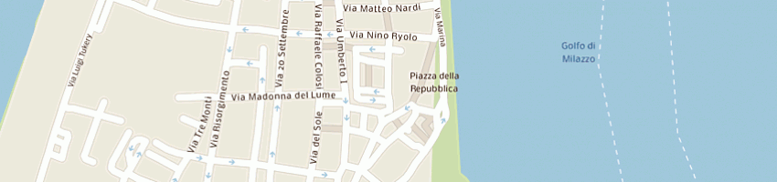 Mappa della impresa la malfa gioacchino a MILAZZO