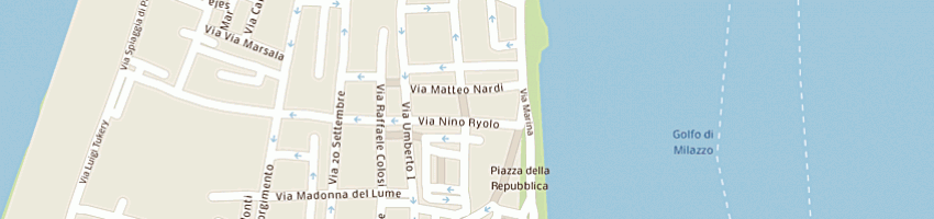 Mappa della impresa campo antonino a MILAZZO