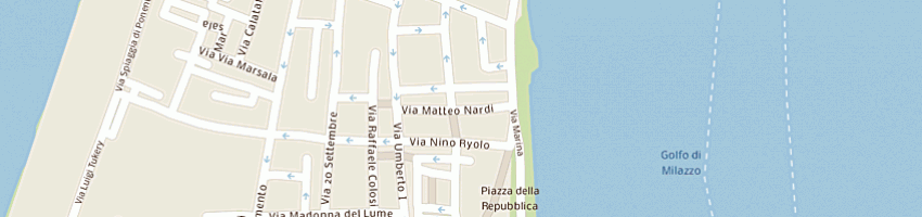 Mappa della impresa naturalmente srl a MILAZZO