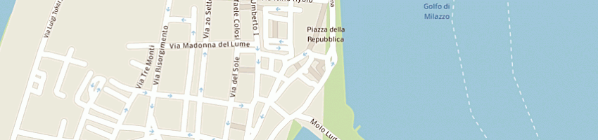 Mappa della impresa foti mario a MILAZZO