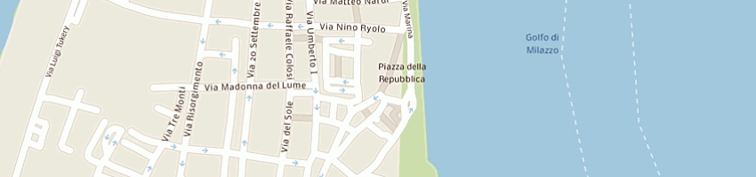 Mappa della impresa puliafito domenica a MILAZZO