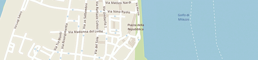 Mappa della impresa rizzo vito a MILAZZO