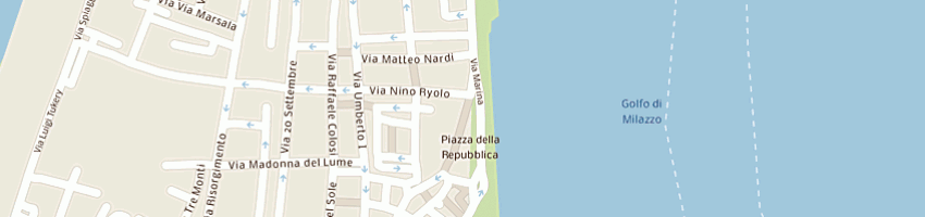 Mappa della impresa profumeria patrizia a MILAZZO