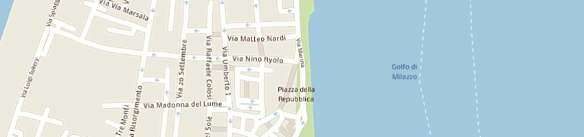 Mappa della impresa splash srl a MILAZZO