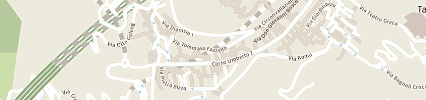 Mappa della impresa sr srl a TAORMINA