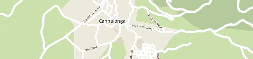 Mappa della impresa consorzio irriguo miglioramento fondiario a CANNALONGA