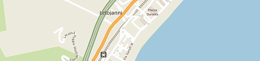 Mappa della impresa comune di letojanni a LETOJANNI