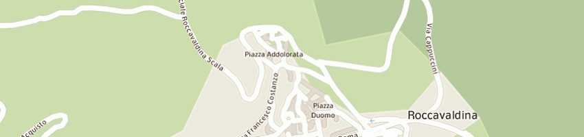 Mappa della impresa parrucchiera per signora pina a ROCCAVALDINA