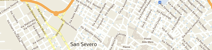 Mappa della impresa d'amico fabio a SAN SEVERO