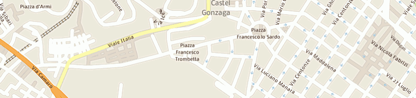 Mappa della impresa celona francesco a MESSINA