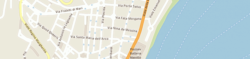 Mappa della impresa basile vito a MESSINA