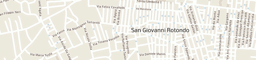 Mappa della impresa mondelli giovanni a SAN GIOVANNI ROTONDO