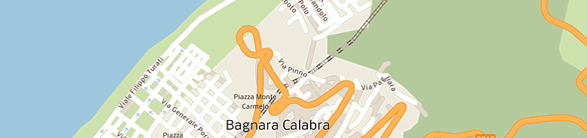 Mappa della impresa denaro domenico a BAGNARA CALABRA