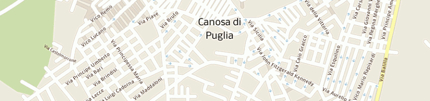 Mappa della impresa del latte vito a CANOSA DI PUGLIA