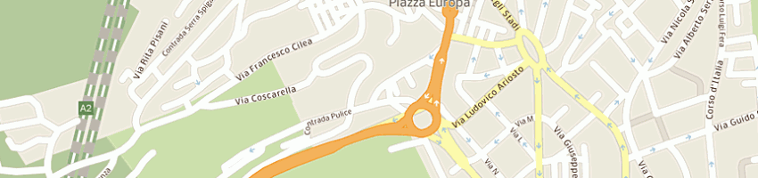 Mappa della impresa interzona piccola soc coop sociale a rl a COSENZA