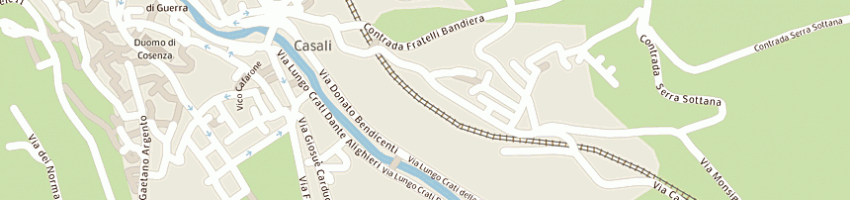 Mappa della impresa municipio di cosenza  a COSENZA