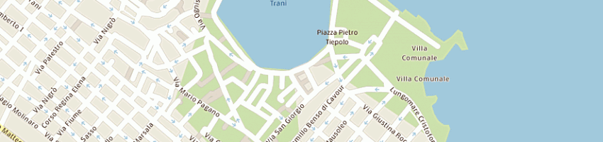 Mappa della impresa drink e co di lisco nicola e c snc a TRANI