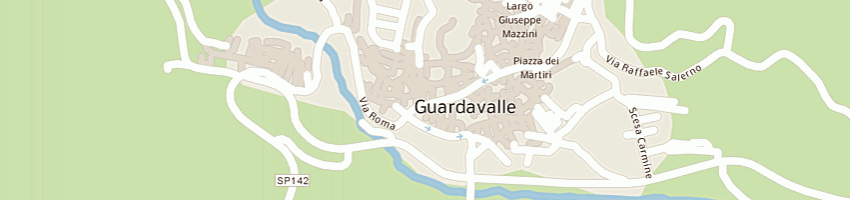 Mappa della impresa fraietta giuseppe a GUARDAVALLE