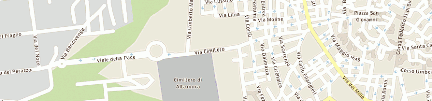 Mappa della impresa municipio a ALTAMURA