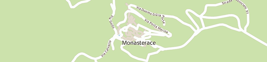 Mappa della impresa duerre  rivenditori riuniti di origlia maria e c a MONASTERACE