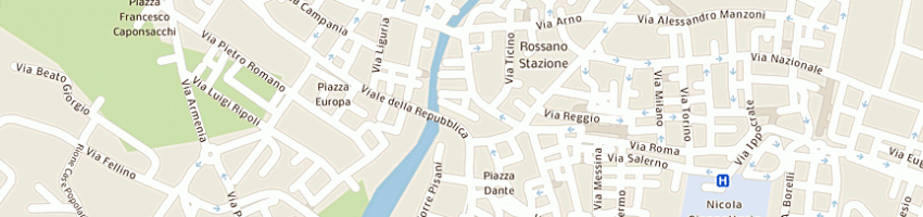 Mappa della impresa campana giuseppe a ROSSANO