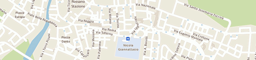 Mappa della impresa zangaro giancarlo a ROSSANO