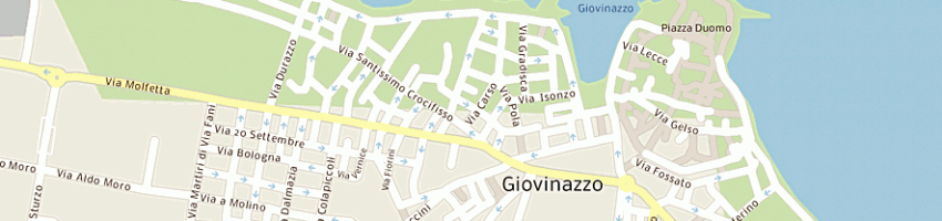 Mappa della impresa rocket a GIOVINAZZO