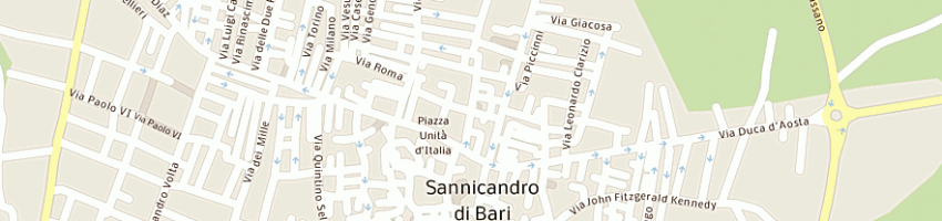 Mappa della impresa comune di sannicandro di bari a SANNICANDRO DI BARI