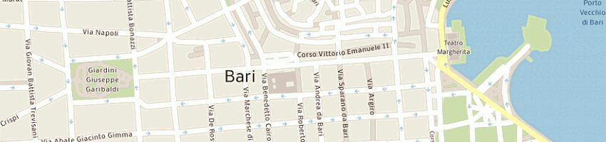 Mappa della impresa bar oriente a BARI