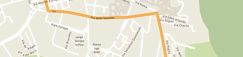 Mappa della impresa serfin srl a CASTELLANETA