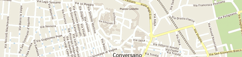 Mappa della impresa municipio a CONVERSANO