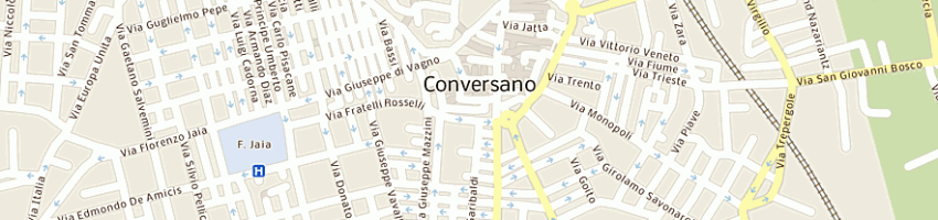 Mappa della impresa pescheria centrone a CONVERSANO