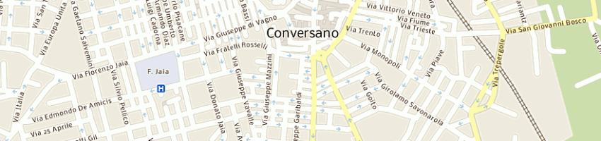 Mappa della impresa zezza vincenzo a CONVERSANO