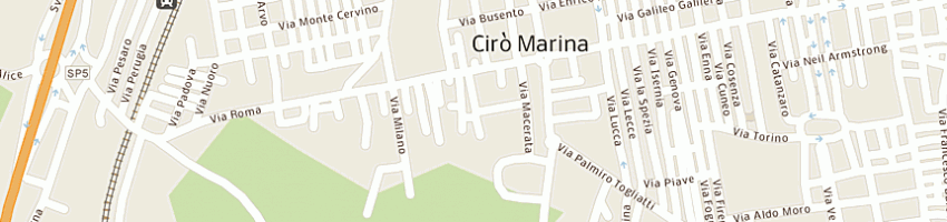 Mappa della impresa autofficina lettieri vincenzo a CIRO MARINA