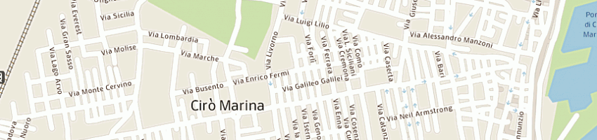 Mappa della impresa rajani michele a CIRO MARINA