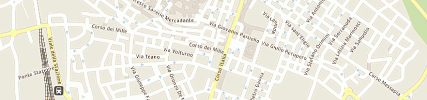 Mappa della impresa castellana pietro a MARTINA FRANCA