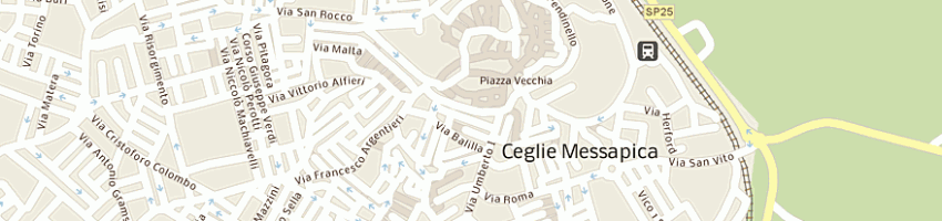 Mappa della impresa la taverna dei domenicani a CEGLIE MESSAPICA