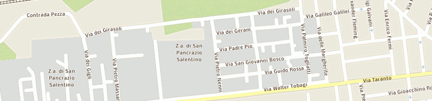 Mappa della impresa piconese pasquale a SAN PANCRAZIO SALENTINO