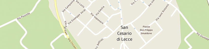 Mappa della impresa mantovano franco a LECCE