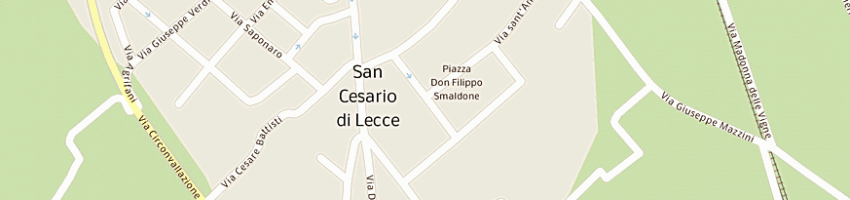 Mappa della impresa creti' giovanni a SAN CESARIO DI LECCE