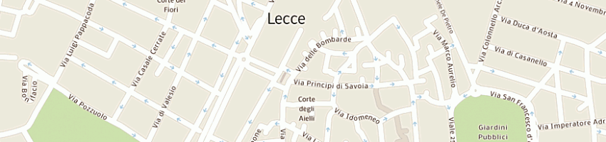 Mappa della impresa de luca maria antonietta a LECCE