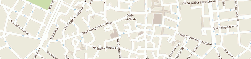 Mappa della impresa luzia srl a LECCE