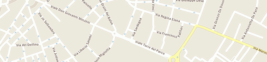 Mappa della impresa urso adele a LECCE