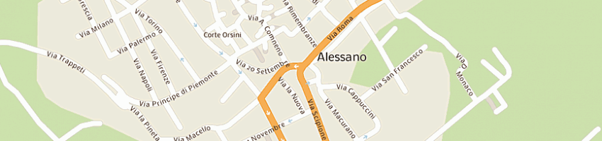 Mappa della impresa comune di alessano a ALESSANO