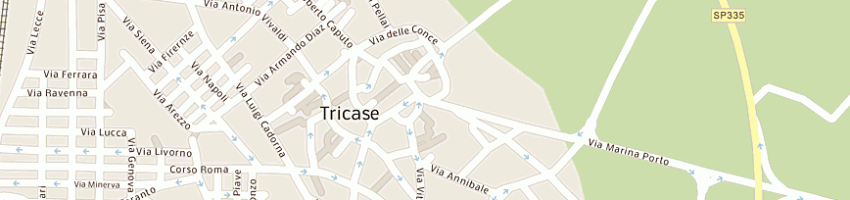 Mappa della impresa de lecce stefano a TRICASE