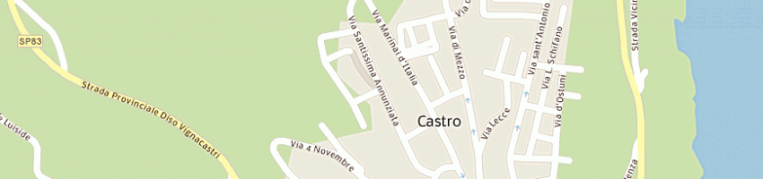 Mappa della impresa fersini f antonio a CASTRO