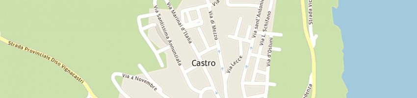 Mappa della impresa isa di vispa pietro a CASTRO