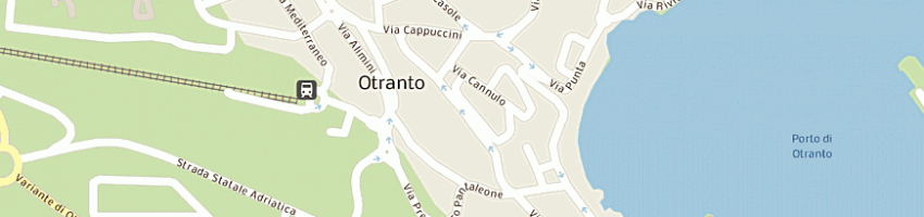 Mappa della impresa panareo milco a OTRANTO