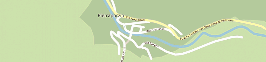 Mappa della impresa l'oste d'oc snc a PIETRAPORZIO