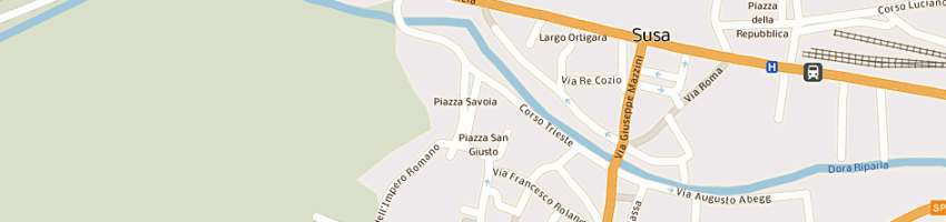 Mappa della impresa studio legale associato avv miano francesco a TORINO